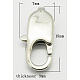 304 Stainless Steel Lobster Claw Clasps STAS-Q046-3-1