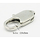 304 Stainless Steel Lobster Claw Clasps STAS-Q046-3-2
