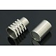 304 Stainless Steel Magnetic Clasps with Glue-in Ends STAS-Q137-1