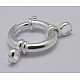 925 Sterling Silver Spring Rings Clasps STER-A007-13E-2