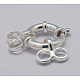 925 Sterling Silver Spring Rings Clasps STER-A007-17B-2