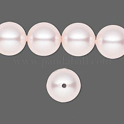 Austrian Crystal Pearls, 5811, Round Beads, Crystal Rosaline, Size: about 12mm in diameter, hole: 1.4mm, about 100pcs/bag