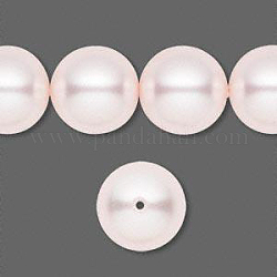 Austrian Crystal Pearls, 5811, Round Beads, 14mm, Crystal Rosaline, Size: about 14mm in diameter, hole: 1.4mm, about 50pcs/bag