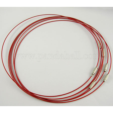 Cuerda del collar del alambre de acero SW002-1