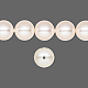 オーストリアのクリスタルパール  5811  丸いビーズ  クリスタルクリームローズライトパール  サイズ：直径約10mm  穴：1.4mm  約100個/袋 SWAR-5811-10MM-001621-1