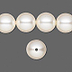 オーストリアのクリスタルパール  5811  丸いビーズ  クリスタルクリームローズライトパール  サイズ：直径約12mm  穴：1.4mm  約100個/袋 SWAR-5811-12MM-001618-1