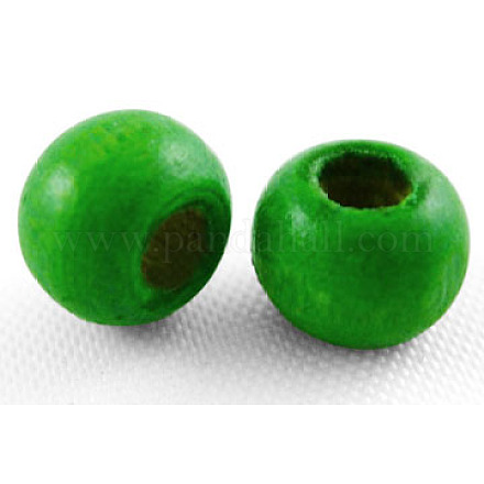 Dyed Natural Wood Beads TB092Y-6-1