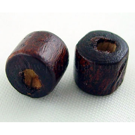 Perles de tube en bois naturel TB097Y-9-1