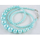 21 inch Glass Pearl Necklace TBS015-2