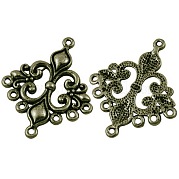 Сплав люстра компонента соединения тибетском стиле TIBEP-EA9734YKG-AB-LF