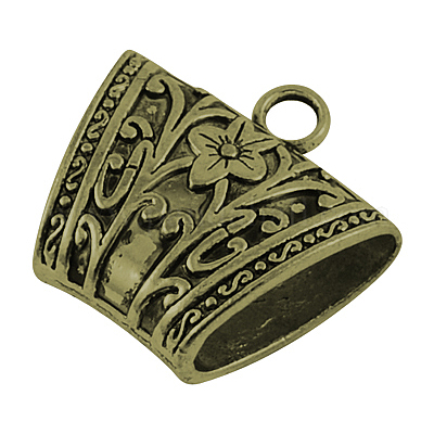 Подвеска на шарф своими руками в тибетском стиле TIBEB-091-AB-LF-1