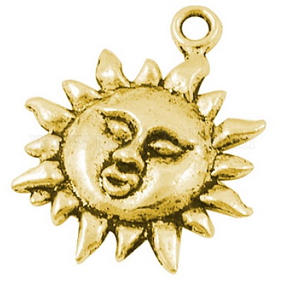 Сплавочные подвески тибетского стиля TIBEP-LF9244YKG-AG-FF-1