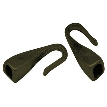 Tibetan Style Hook Clasps TIBEB-A101911-AB-FF-1