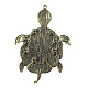 Tibetan Style Alloy Tortoise Large Pendants TIBEP-ARG636-AB-FF-2