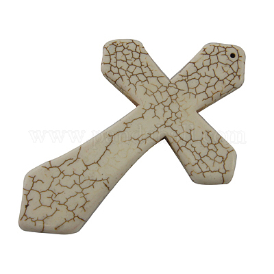 Большие подвески из натурального магнезита TURQ-GP463-7-1