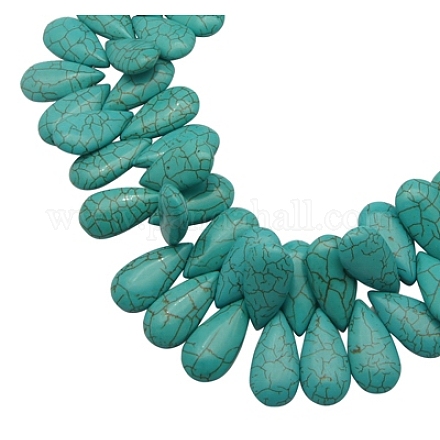 Synthetic Howlite Beads TURQ-13X10-159-1