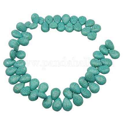Synthetic Howlite Beads TURQ-18X13-1