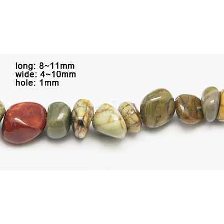 Fili di perline di picasso pietra naturale / picasso TURQ-H035-32-1