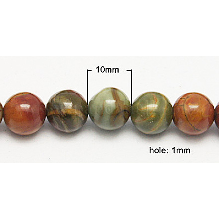 Fili di perline di picasso pietra naturale / picasso TURQ-H035-5-1