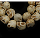 Halloween Skull Synthetic Magnesite Beads TURQ-12X10-5-1