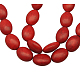 Perlas de howlita sintética TURQ-14X10-3-2