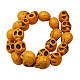 Perles de khaulite synthétiques TURQ-18X17-9-2