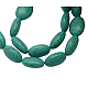Perlas de howlita sintética TURQ-25X18-1-2