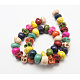 Kunsttürkisfarbenen Perlen Stränge TURQ-B001-8-2
