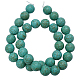 Synthetical Howlite Beads TURQ-GSR12mm129-2