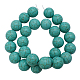 Synthetical Howlite Beads TURQ-GSR16mm129-2
