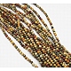 Fili di perline di picasso pietra naturale / picasso TURQ-H035-3-2