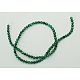 Chapelets de perles en malachite synthétique TURQ-N006-25-2
