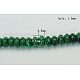 Chapelets de perles en malachite synthétique TURQ-N006-27-1