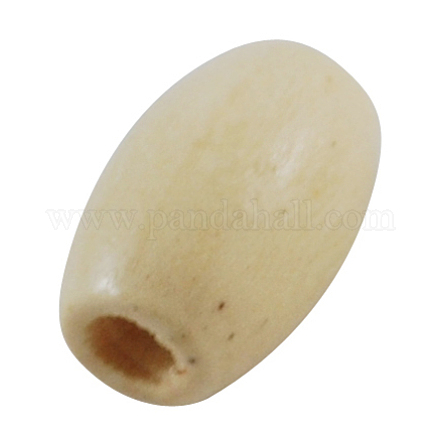 Dyed Barrel Natural Wood Beads WOOD-S619-1-LF-1