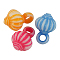 Opaque Acrylic Lantern Charms, Craft Style, Mixed Color, 17x12mm, Hole: 3.5mm, about 710pcs/500g