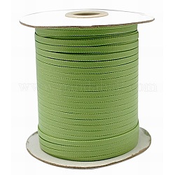 Koreanisch Gewachst Polyester-Schnur Wachsschnur Gewachste Kordel, hellgrün, 4 mm, ca. 93 Yards / Rolle
