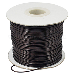 Korean Waxed Polyester Cord, Coconut Brown, 1mm, about 85yards/roll