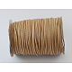 韓国のワックスポリエステルコード  絹糸で  バリーウッド  1.5mm  約185ヤード/ロール YC-S001-1-2
