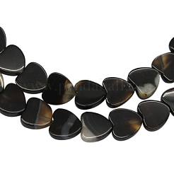 Натуральный черный агат бисер нитей Z27ZF011