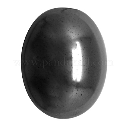 Non-Magnetic Synthetic Hematite Cabochons Z28WE02C-1