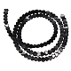 Natural Black Agate Beads Strands Z27AM011-1