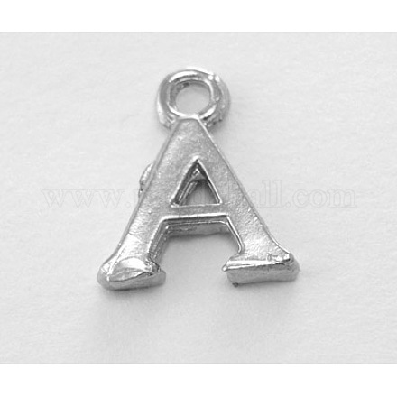 Alloy Letter Charms ZP4-A-1