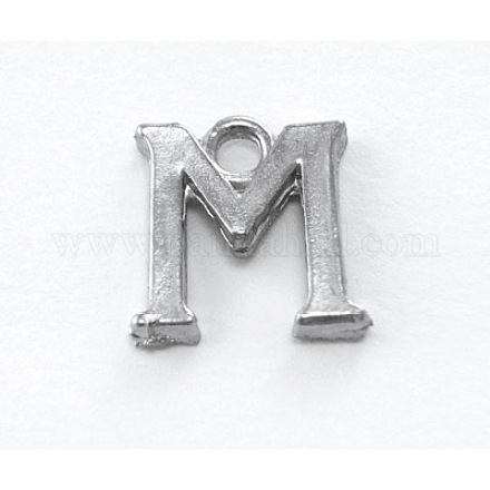 Alloy Letter Charms ZP4-M-1