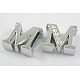 Alloy Initial Slide Beads ZP1M-NLF-1