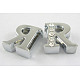 Alloy Initial Slide Beads ZP1R-NLF-1