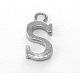 Alloy Letter Charms ZP4-S-1