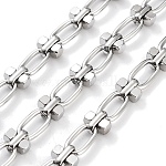 Perlin Chaîne à Maillons Ronde 4 Mm Argentée 3 Mètres - Pour Bijoux Et Bricolage