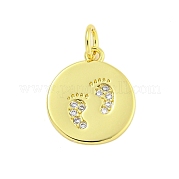 Круглая стойка с покрытием из латуни KK-U021-01G