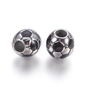304 нержавеющая сталь эмалированные европейские бусины STAS-P212-16P