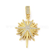 Латунные микро проложить кубического циркония подвески KK-U066-20G